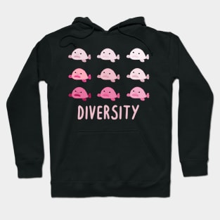 Blobfish Faces Inspiration Diversity Deep Sea Fish Hoodie